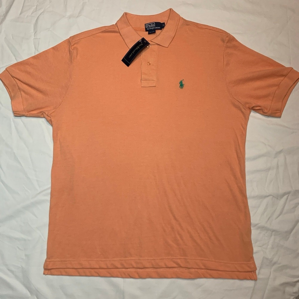 Polo Ralph Lauren Men's XL NWT Short Sleeve Polo Shirt Preppy College Workwear